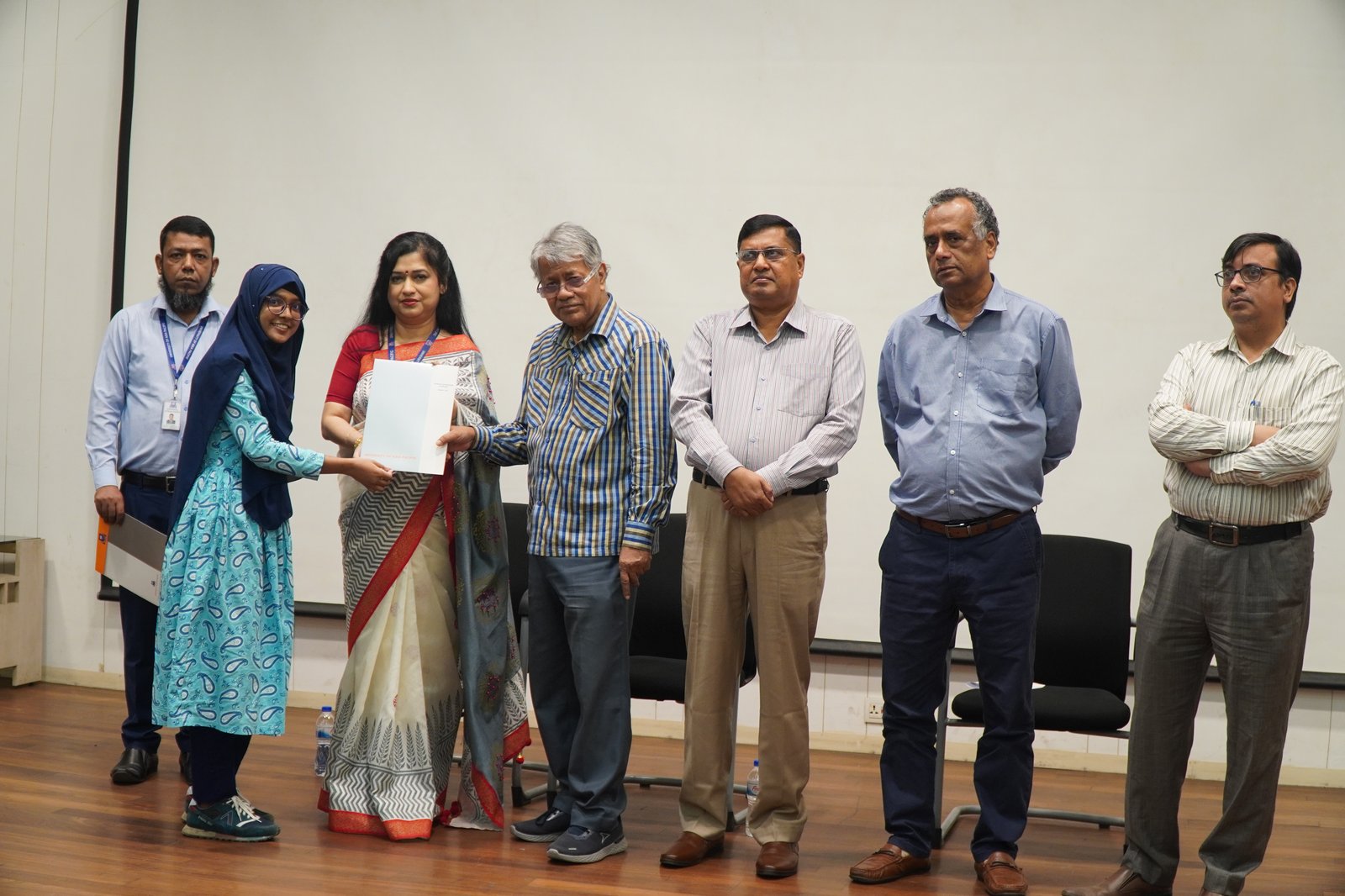 Student Receiving Scholarship  Award